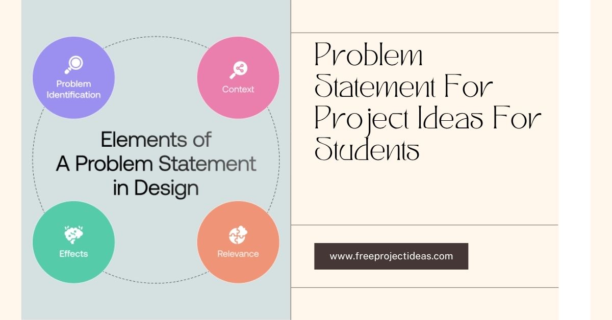 Problem Statement For Project Ideas For Students